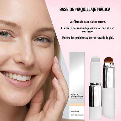 Base de maquillaje y corrector en barra