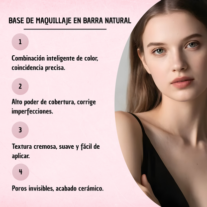 Base de maquillaje y corrector en barra